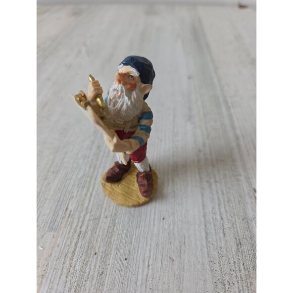 Vintage elf clipboard list figurine village Xmas decor - Picture 1 of 10